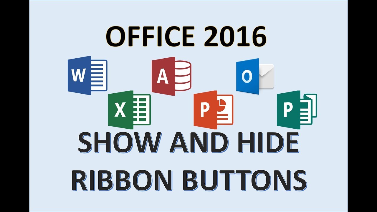 customize ribon and toolbar outlook for mac 2016